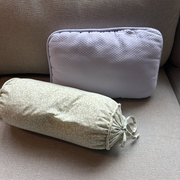 FINAL MARKDOWN!! Oblong Accent Pillow in Leafy Pattern - Picture 5 of 5